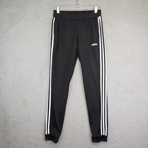 Adidas Track Pants Mens Small Prime Green Black Jogger‎ Stretchy Athletic